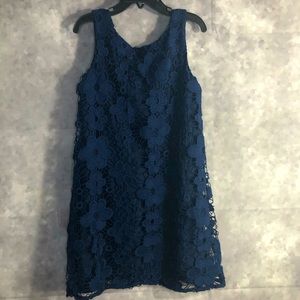 NWT GIANNI BINI CROCHET SLEEVELESS DRESS.